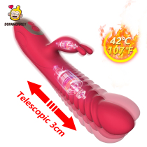 Rabbit Vibrator Clitoris Stimulation Massage Telescope Vibr