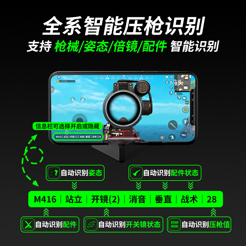 【48h内发货】吃鸡手游王座LOL英雄联盟pubg外设键盘鼠标套装一键连招使命召唤和平小精英自动压抢键鼠神器 - 图0