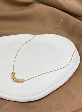 法国coss kokos925银五福临门转运珠项链女轻奢高级感锁骨链百搭