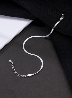 法国coss koko银城s925银时尚轻奢蛇骨项链手链女小众高级感刀片