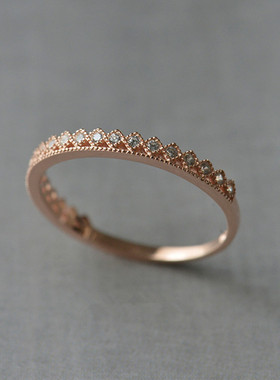 法国coss koko皇冠戒指 古典欧美气质 小众设计时尚轻奢感 ins