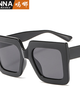 法国coss koko新款方形大框太阳镜渐变双色潮流墨镜金属铰链质感