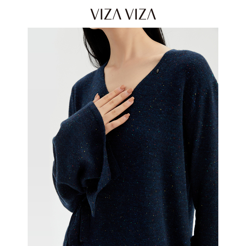 【商场同款】VIZA VIZA秋季新款时尚甜美连衣裙-图2