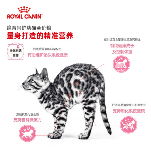【官方正品】皇家全价猫粮绝育呵护幼猫体重管理呵护泌尿KS34/2KG - 图1