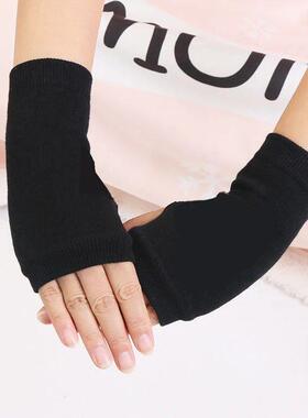 Women Short Fingerless Gloves Cosplay Mitten Unisex Overslee