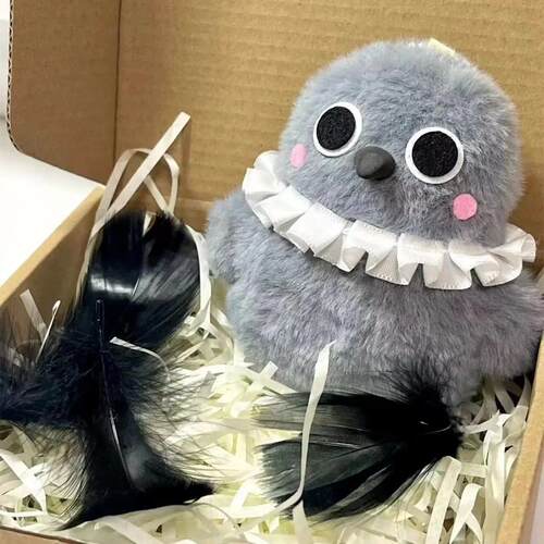 Love And Deepspace Sylus Crow Cosplay Pendant DIY Plush Kawa - 图0