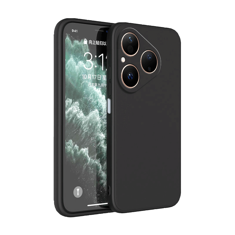 适用华为Pura80手机壳P80纯色磨砂5G硅胶prau80全包huawei防摔paru80保护套p8o男潮女新款外壳新品 - 图3