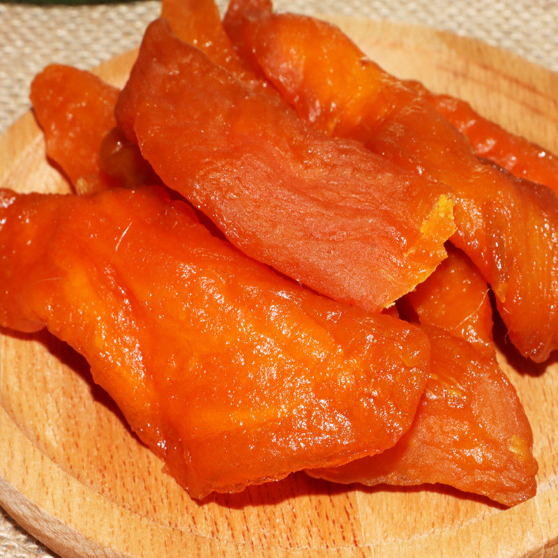 热销倒蒸水晶软条红心蜜饯地瓜干 憨逗强薯类制品