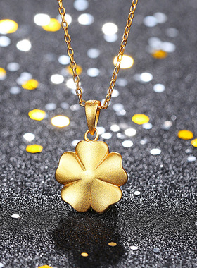 2023秋冬季国潮古典旗袍汉服配饰山茶花镶嵌二代蓝珀琥珀挂坠项链