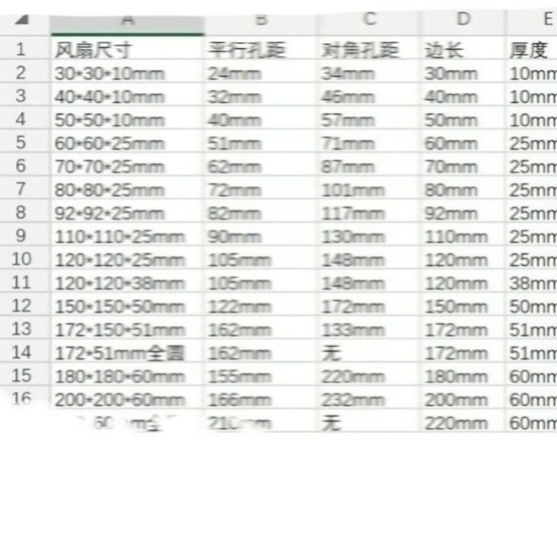 全新Delta/台达AFB0312HA 12V超静音滚珠散热风扇3010超薄微型3CM - 图3