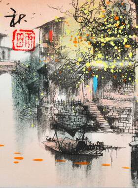 客厅卧室四联无框画
