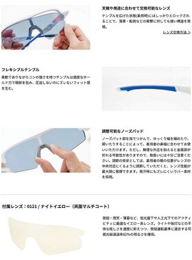 日本直邮SWANS 男女 STRIX DA 运动太阳镜含备用镜片套装 (STXDA-