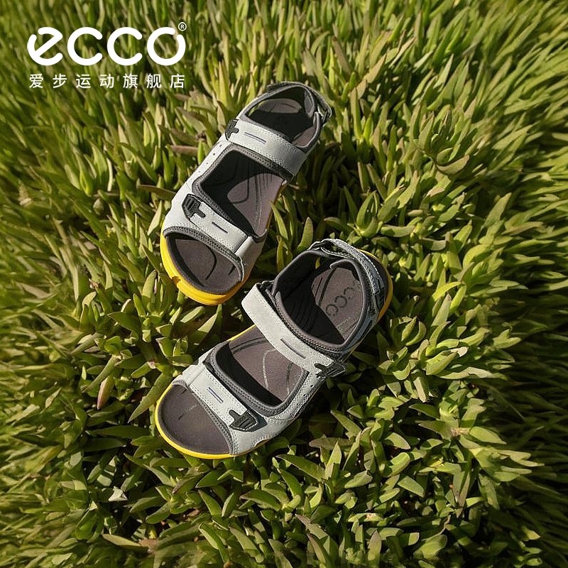 ECCO爱步 运动凉鞋情侣牛皮舒适方便沙滩凉鞋 越野系列 069564,淘宝优惠券,粉丝福利购,淘宝优惠卷