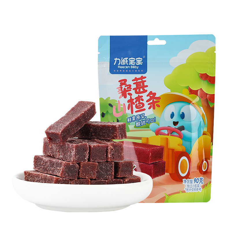 【可签到】力诚宝宝桑葚山楂条90g