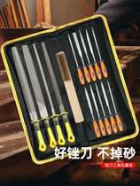 Filing Knife Suit Brute Tool Round Metal Rubbing Semi-circle Triangle Filing Steel Filing Wood Filing Knife Flat Teeth Woodworking Polish