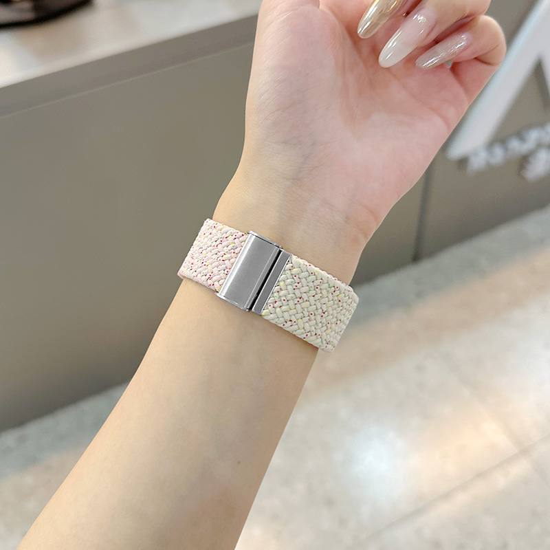 适用红米watch5表带编织撞色腕带redmiwatch5手表4智能3运动2可调节1卡扣新款男女高级替换带保护壳云顶创想 - 图1