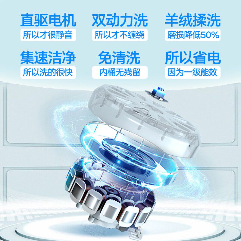 海尔ms100-bz968免清洗洗衣机波轮 海尔华双优品洗衣机