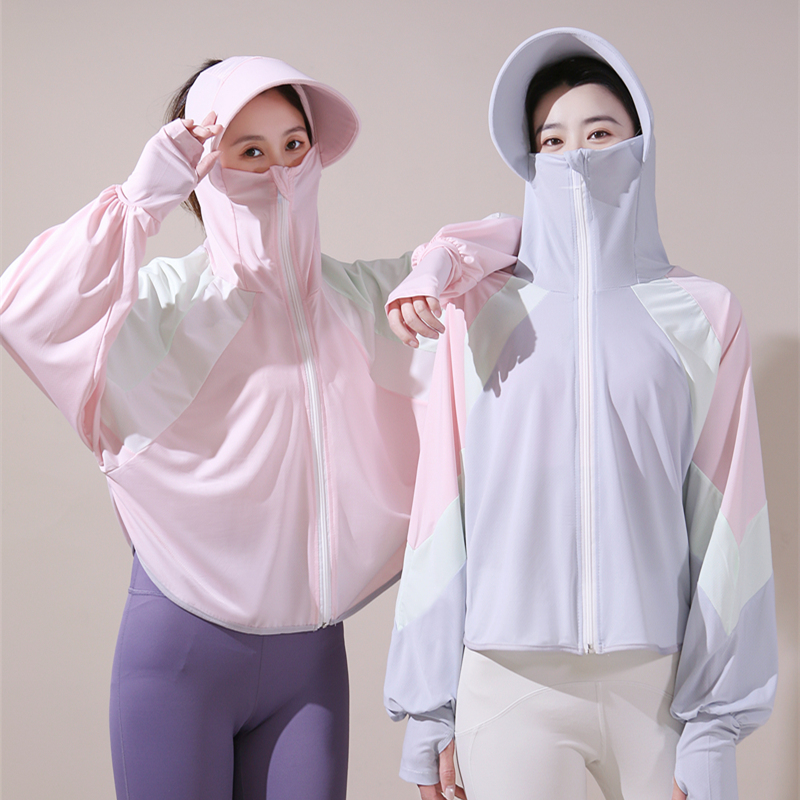 2022新款夏季防紫外线透气薄防晒衣 册茹短外套