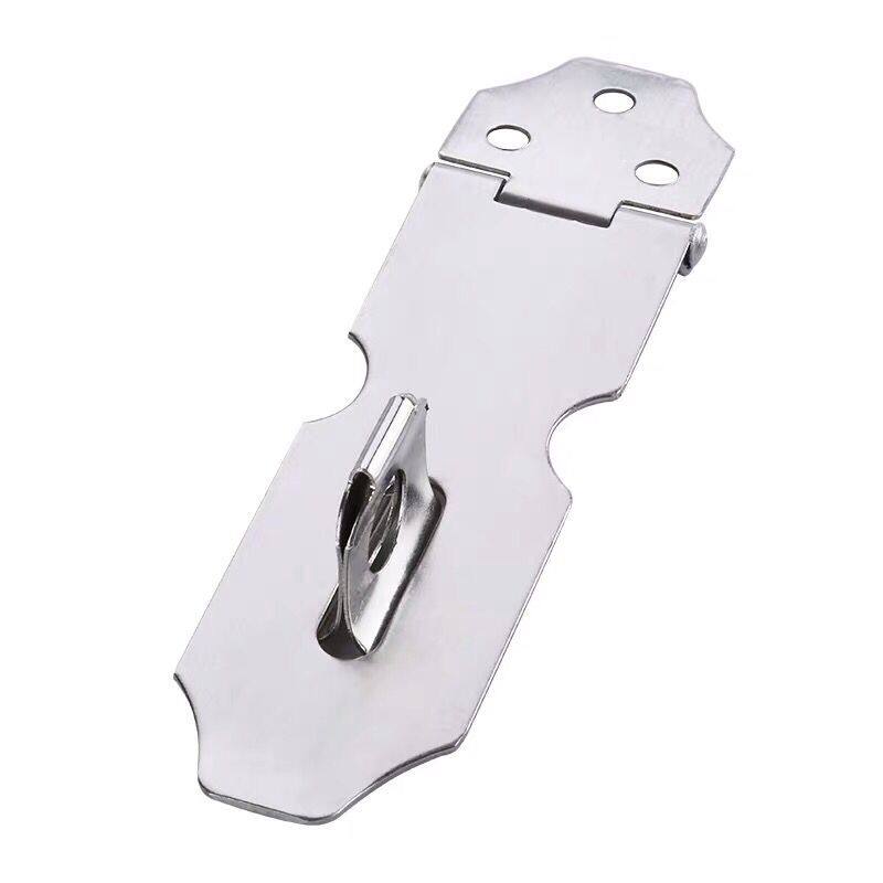 不锈钢门搭暗箱扣挂锁扣搭扣挂锁锁片老式抽屉门扣卧室门锁扣荷叶