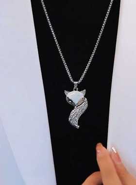 不掉色气质日韩百搭时尚毛衣链