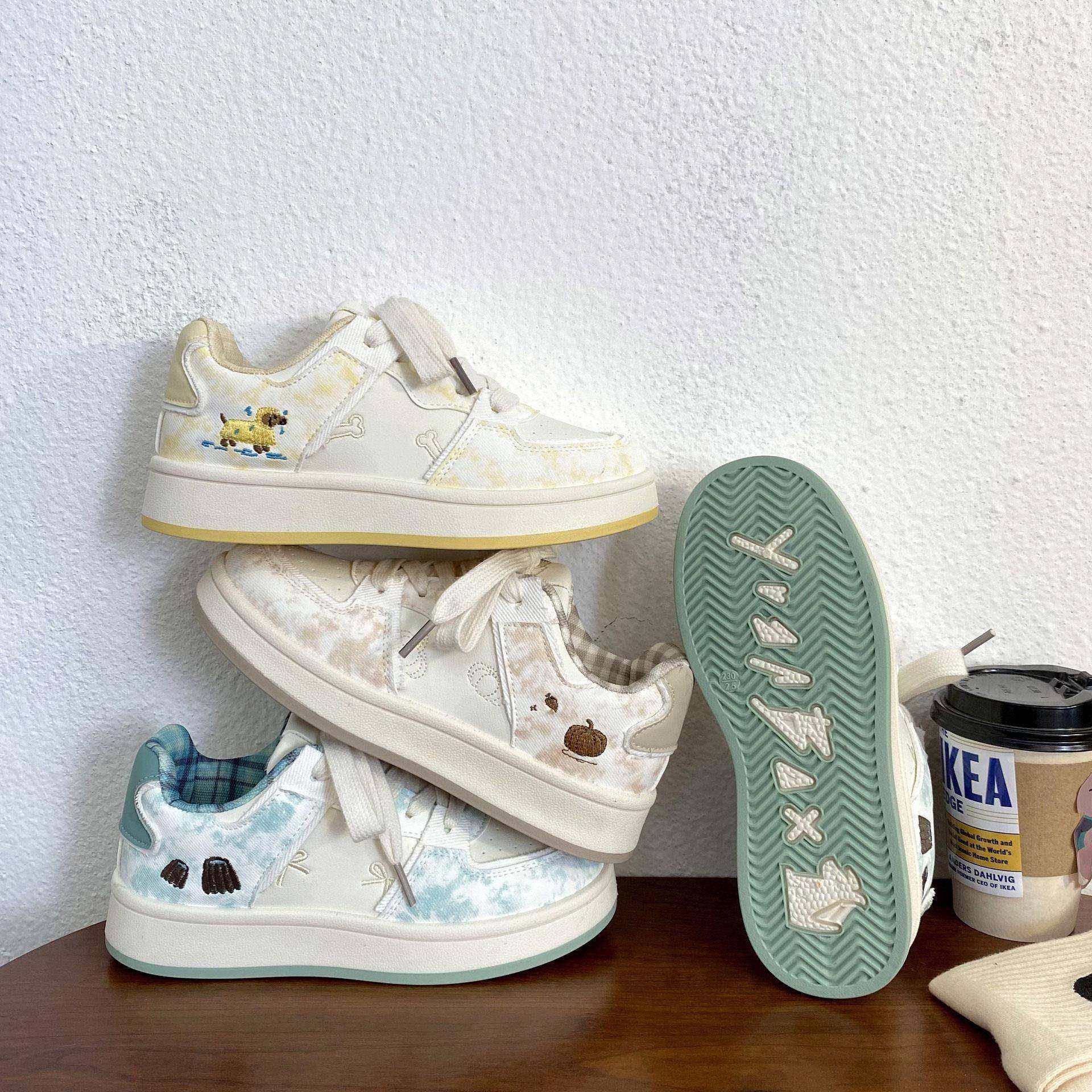 小众板鞋女2025新款秋季配裙子学生运动休闲时尚厚底百搭小白鞋女,淘宝优惠券,粉丝福利购,淘宝优惠卷