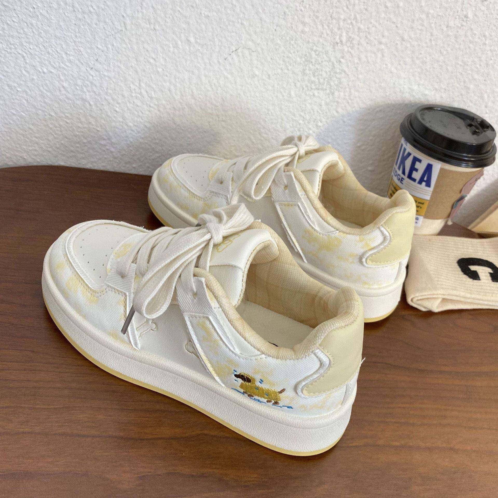 小众板鞋女2025新款秋季配裙子学生运动休闲时尚厚底百搭小白鞋女,淘宝优惠券,粉丝福利购,淘宝优惠卷