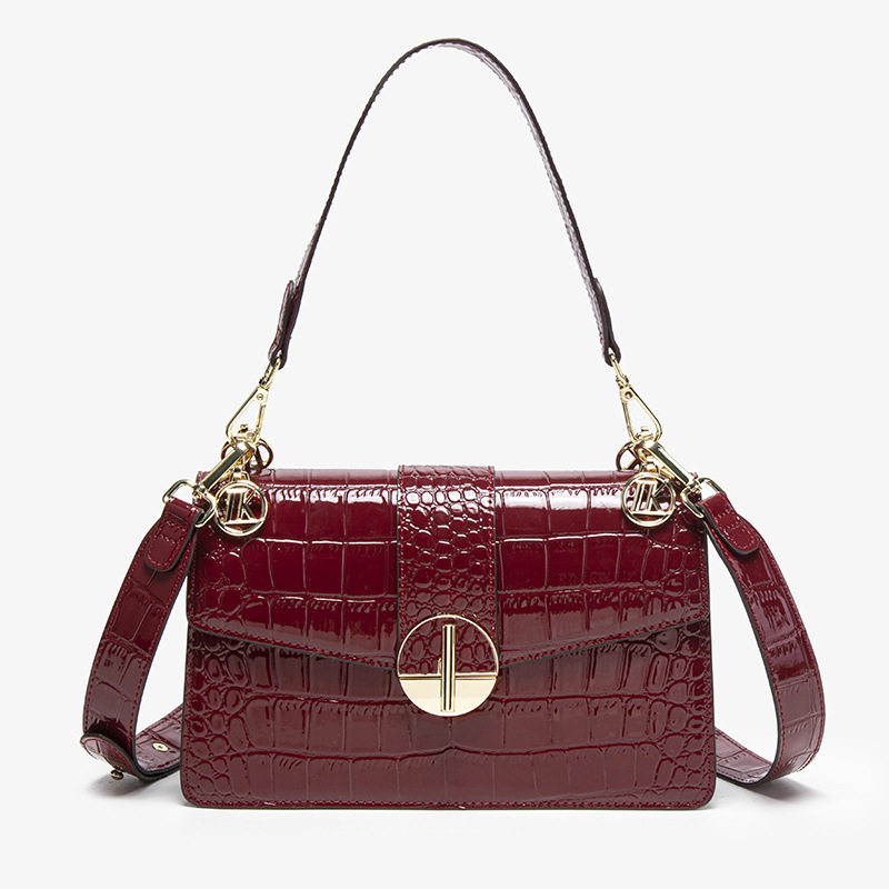 鳄鱼纹高级感时尚腋下包超火洋气百搭小方包大容量通勤单肩斜挎包,淘宝优惠券,粉丝福利购,淘宝优惠卷