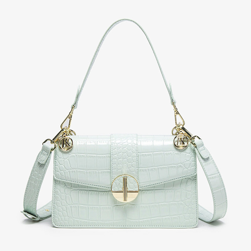 鳄鱼纹高级感时尚腋下包超火洋气百搭小方包大容量通勤单肩斜挎包,淘宝优惠券,粉丝福利购,淘宝优惠卷