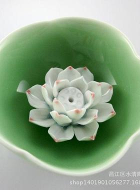 景德镇陶瓷线香盘 香插 香托 香座 香薰炉多款家居陶瓷摆件