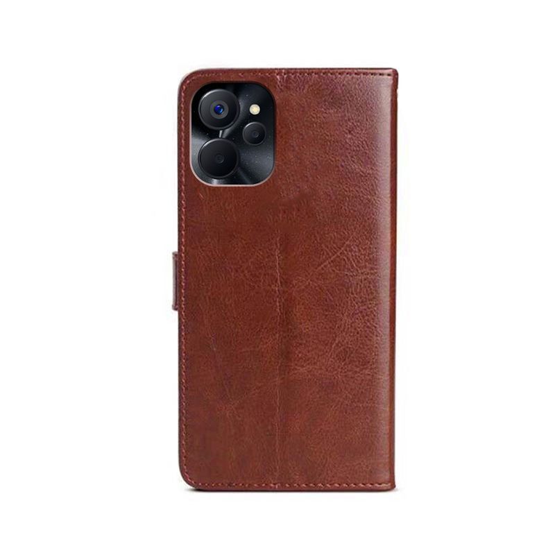 适用Realme10手机壳Realme 真我10翻盖式皮套RMX3663全包防摔保护套硅胶软男女款简约十新品折叠插卡外壳钱包