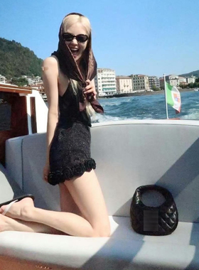 rose朴彩英同款丝巾欧美时尚