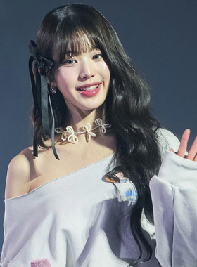 张元英同款蝴蝶结珍珠项链