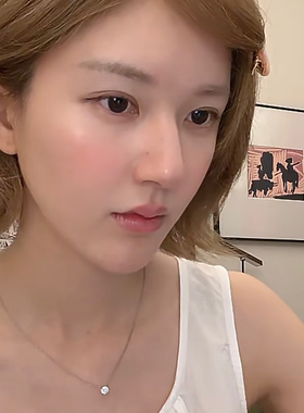 赵露思同款钻石项链高级感