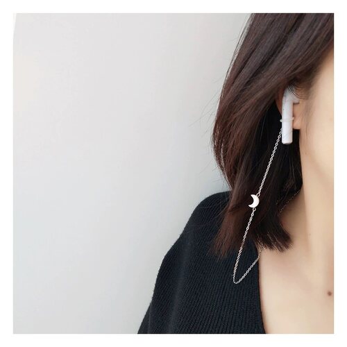 月亮耳机防丢链适用于苹果AirPods 1/2/3/Pro华为无线蓝牙跑步防丢 - 图0