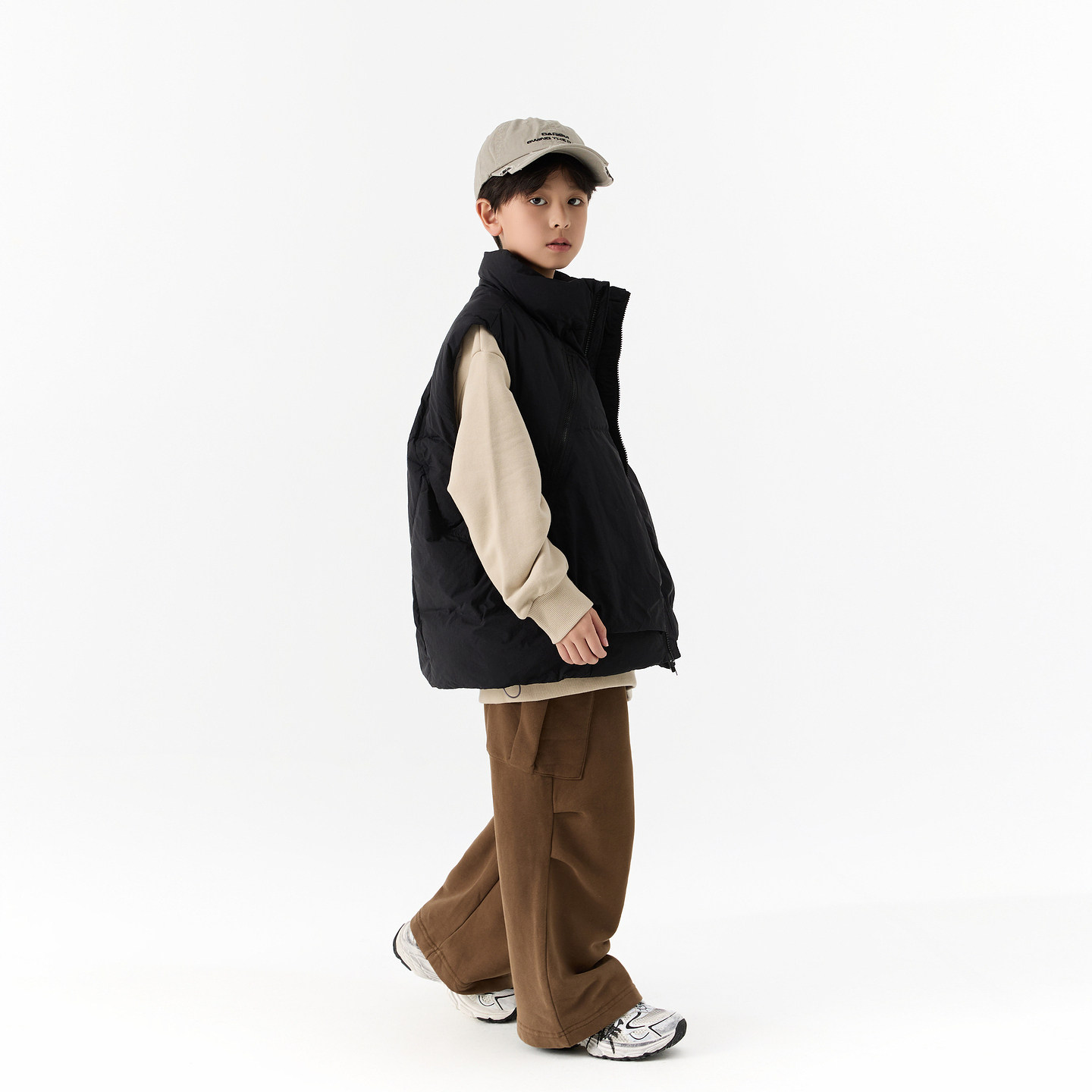 越也童装男童羽绒马夹冬季新品时尚简约百搭保暖上衣马甲洋气潮,淘宝优惠券,粉丝福利购,淘宝优惠卷