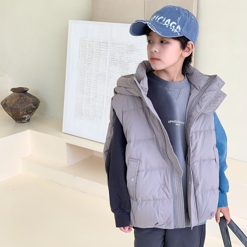 【商场同款】越也童装男童短款羽绒马夹儿童马甲2024年秋冬新款,淘宝优惠券,粉丝福利购,淘宝优惠卷