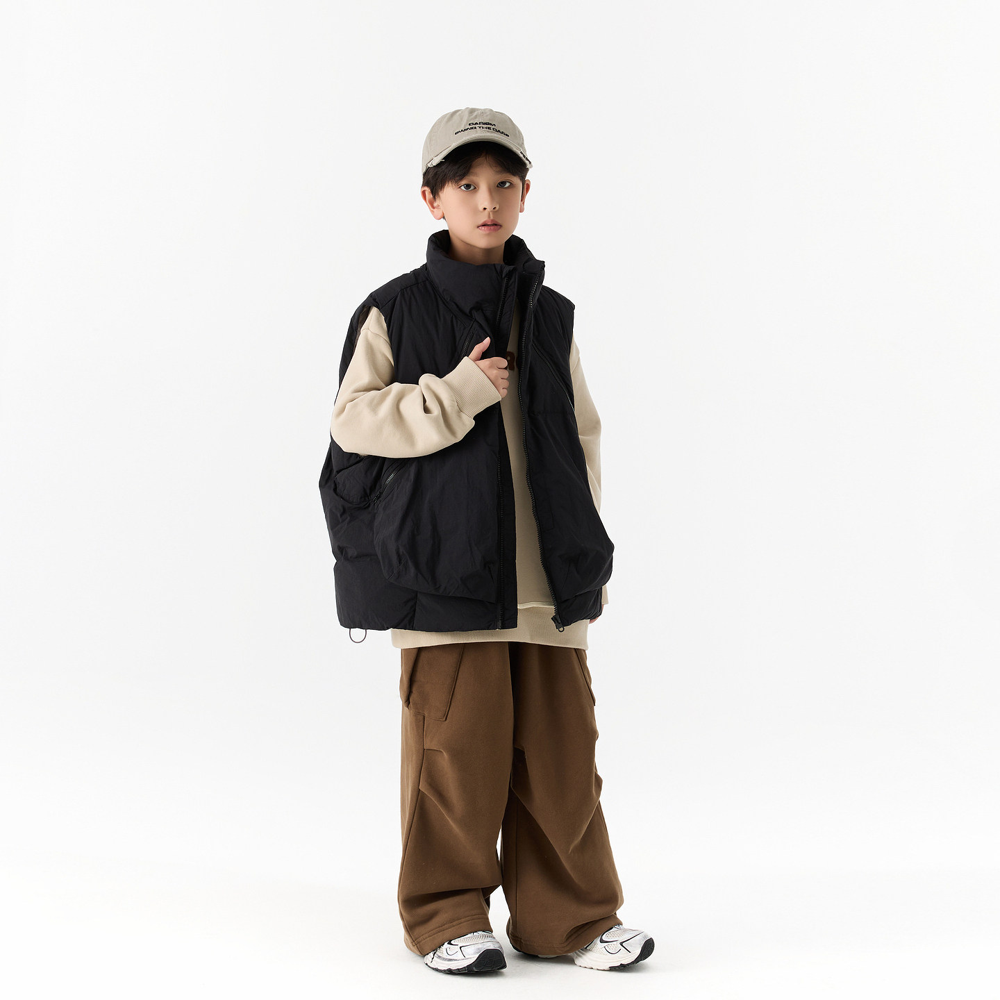 越也童装男童羽绒马夹冬季新品时尚简约百搭保暖上衣马甲洋气潮,淘宝优惠券,粉丝福利购,淘宝优惠卷