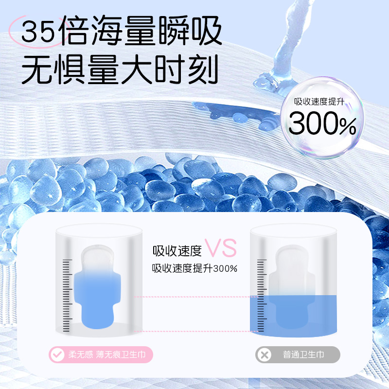 月月舒卫生巾女棉柔干爽日夜用组合94片整箱装轻薄透气学生姨妈巾