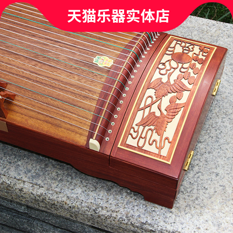 古筝双鹤朝阳檀木实木便携式入门初学乐器旗舰正品古筝琴 696D 敦煌 古筝双鹤朝阳檀木实木便携式入门初学乐器旗舰正品古筝琴 696D 敦煌