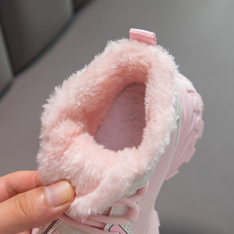 女童加绒大棉鞋儿童加厚保暖雪地靴2025冬季新款中大童时尚棉靴子,淘宝优惠券,粉丝福利购,淘宝优惠卷