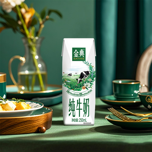 金典旗舰店纯牛奶250ml*16盒*2箱伊利牛奶送礼优质蛋白MS【5月】 - 图2
