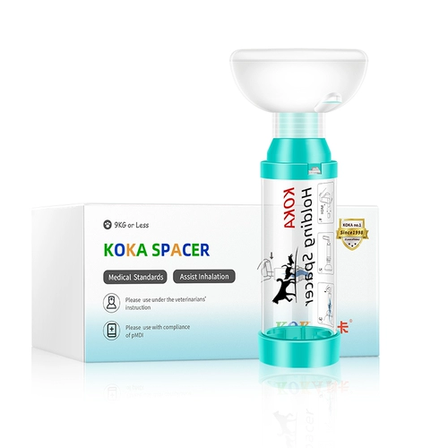 Кака Астма Американская атомийзатор FDA вдыхал Qi Fog Agent, Pet Dog Bronchial Spacer