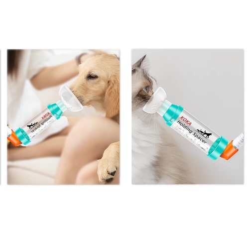 Кака Астма Американская атомийзатор FDA вдыхал Qi Fog Agent, Pet Dog Bronchial Spacer