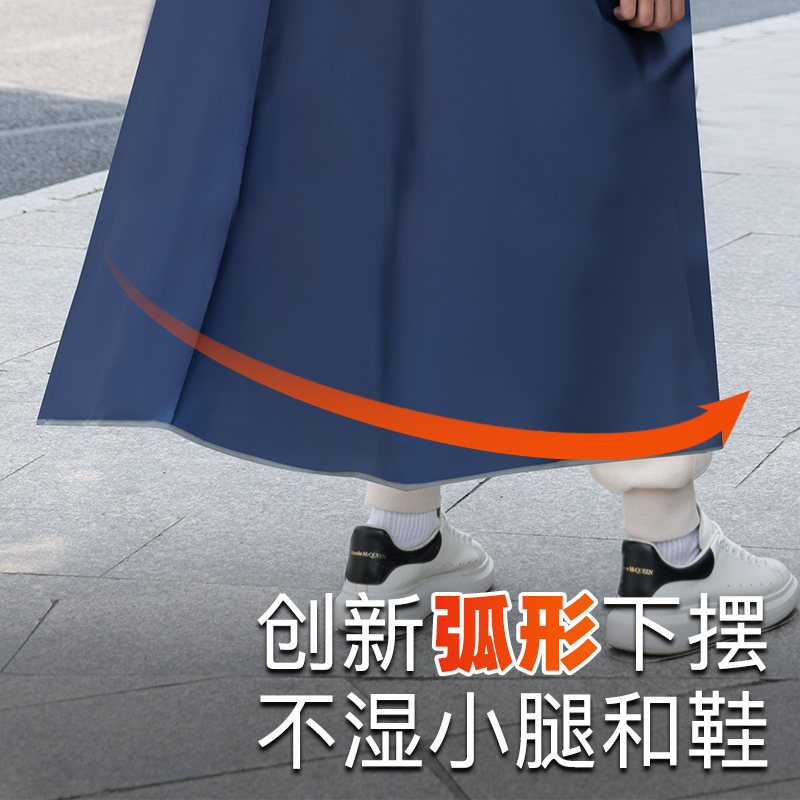 儿童雨衣长款全身防暴雨男大童中小学生上学专用带书包位男孩雨披