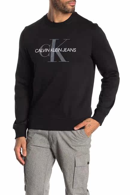 calvin klein秋冬新款男士圆领卫衣 Cavea海外卫衣