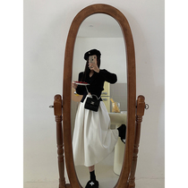 Zhang Gongzi Studio Temperament White A Character High Waist Half Body Dress Child Fall Umbrella Skirt Pendant Sensation 100 Plexo Skirt