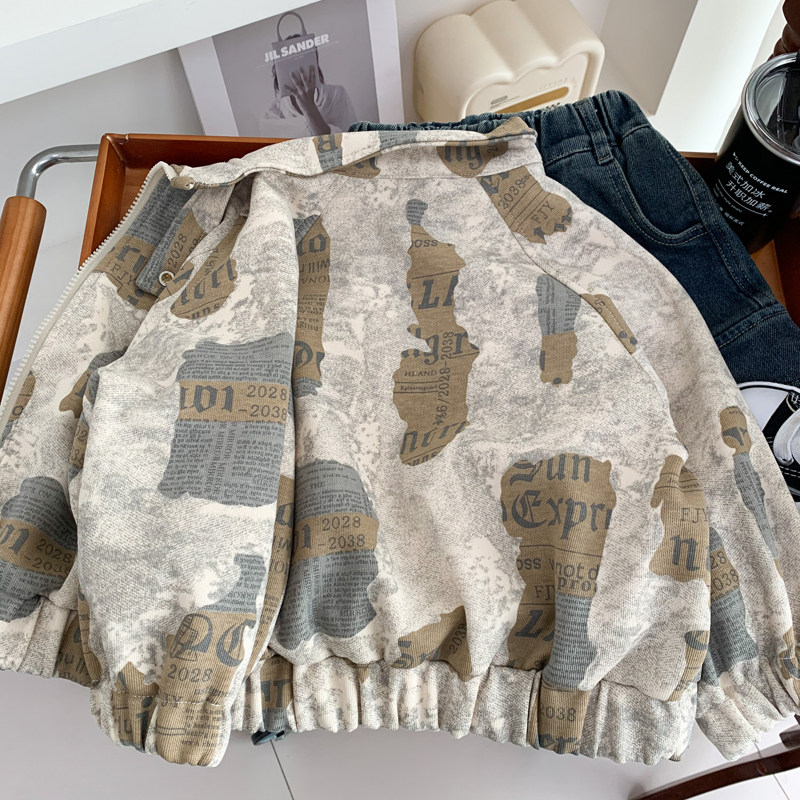 男童外套春秋装2025新款儿童韩版休闲帅气夹克衫中小童立领上衣潮,淘宝优惠券,粉丝福利购,淘宝优惠卷