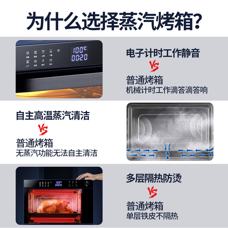 康佳蒸烤箱家用嵌入式烘焙一体机 康佳知弘远电烤箱