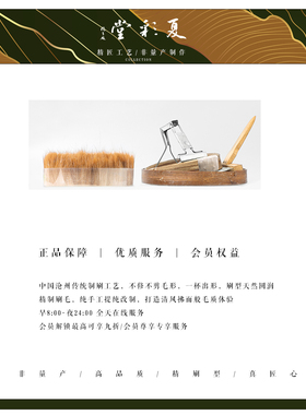 夏彩堂中国清透腮红刷