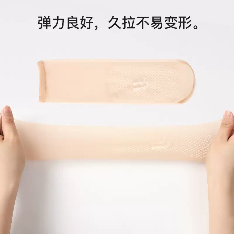 浪莎丝袜女短薄款防勾丝短款短丝袜透明夏季隐形中筒水晶袜女袜子_浪莎10号店_女士内衣/男士内衣/家居服-第3张图片-提都小院